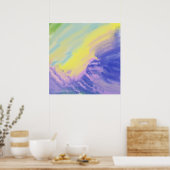 Poster peinture à l'huile abstraite (Cuisine)