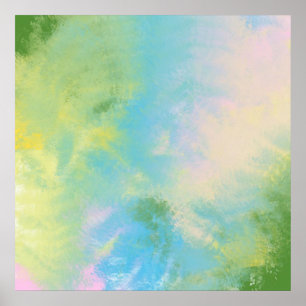 Poster Peinture à l'huile abstraite