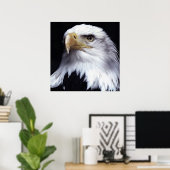 Poster Peinture à l'huile d'aigle à chaume (Bureau à domicile)