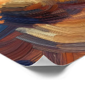 Poster Peinture à l'huile de la vallée du Monument (Coin)