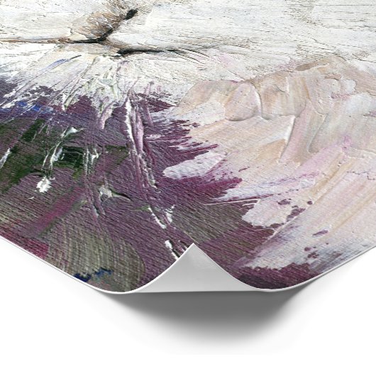 Poster Peinture à l'huile de lapin. (Coin)