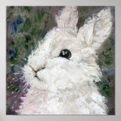 Poster Peinture à l'huile de lapin. (Devant)