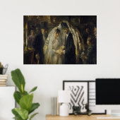 Poster Peinture à l'huile de Mariage juif par Thomas Ansh (Bureau à domicile)