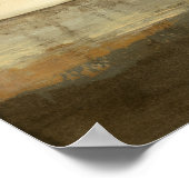 Poster Peinture à l'huile de paysage moderne Sunset (Coin)