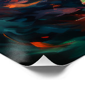 Poster Peinture à l'huile de poisson (Coin)