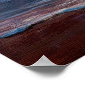 Poster peinture à l'huile d'Océan et plage sur toile. g r (Coin)