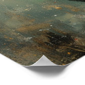 Poster Peinture à l'huile d'une sirène (Coin)