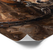 Poster Peinture à l'huile Trio de cheval (Coin)