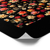 Poster Peinture à l'huile Vintage Whimsigoth Chintz (Coin)