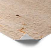 Poster Peinture à peeling, texture murale rouillée. (Coin)