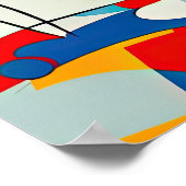 Poster Peinture Abstraite (Coin)