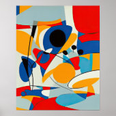 Poster Peinture Abstraite (Devant)