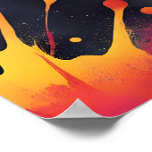 Poster peinture Abstraite (Coin)