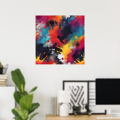 Poster peinture Abstraite (Bureau à domicile)