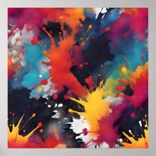 Poster peinture Abstraite