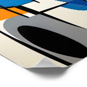 Poster Peinture Abstraite (Coin)