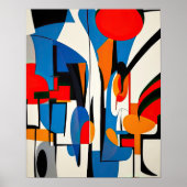 Poster Peinture Abstraite (Devant)