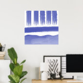 Poster peinture abstraite (Bureau à domicile)