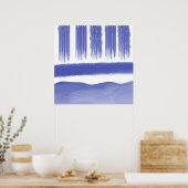 Poster peinture abstraite (Cuisine)