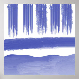 Poster peinture abstraite