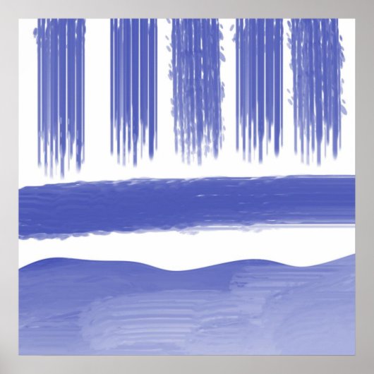 Poster peinture abstraite (Devant)