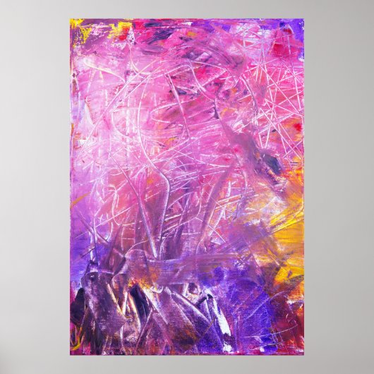 Poster Peinture Abstraite (Devant)