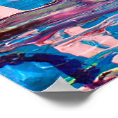 Poster Peinture Abstraite (Coin)