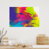 Poster Peinture Abstraite (Cuisine)