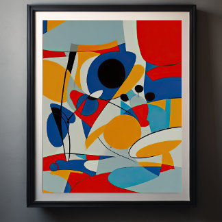 Poster Peinture Abstraite