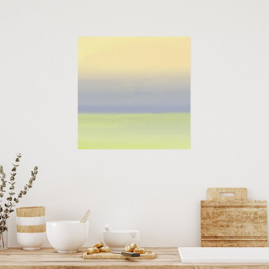 Poster peinture abstraite (Cuisine)