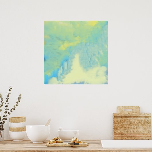 Poster peinture abstraite (Cuisine)