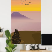 Poster Peinture abstraite (Bureau à domicile)