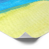 Poster peinture abstraite à l'aquarelle (Coin)