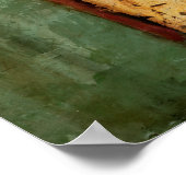 Poster Peinture Abstraite avec touches de piano (Coin)