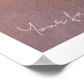 Poster Peinture abstraite chaleureuse et cosy (Coin)