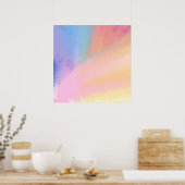 Poster peinture abstraite colorée (Cuisine)