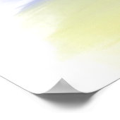 Poster peinture abstraite colorée (Coin)