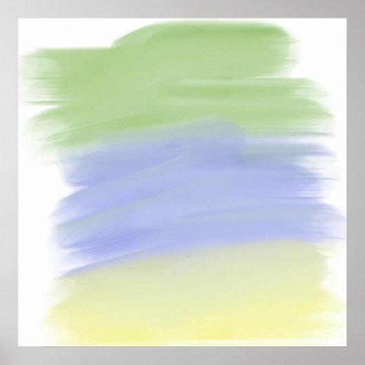 Poster peinture abstraite colorée (Devant)