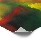 Poster Peinture Abstraite contemporaine (Coin)