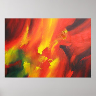 Poster Peinture Abstraite contemporaine