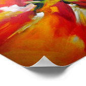 Poster Peinture Abstraite contemporaine (Coin)