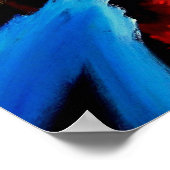 Poster Peinture Abstraite contemporaine sur l'énergie (Coin)