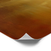 Poster Peinture abstraite de coucher de soleil de William (Coin)