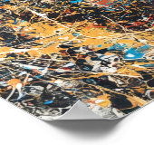 Poster Peinture abstraite de la statue de la Liberté de N (Coin)