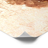 Poster Peinture Abstraite des aquarelles forestières (Coin)