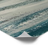 Poster Peinture Abstraite du paysage d'eau (Coin)