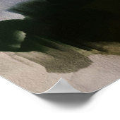 Poster Peinture Abstraite | Fleurs de printemps (Coin)