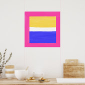 Poster peinture abstraite moderne (Cuisine)