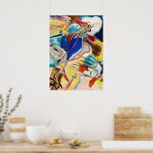 Poster Peinture Abstraite Moderne de Kandinsky (Cuisine)