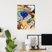 Poster Peinture Abstraite Moderne de Kandinsky (Bureau à domicile)